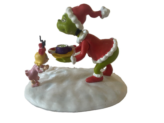 Department 56 The Grinch Who-Ville And He Got Her a Drink and Put Her To Bed